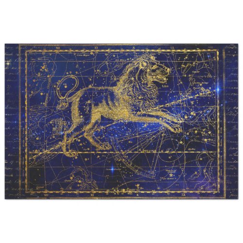 leo the lion constellation tissue paper