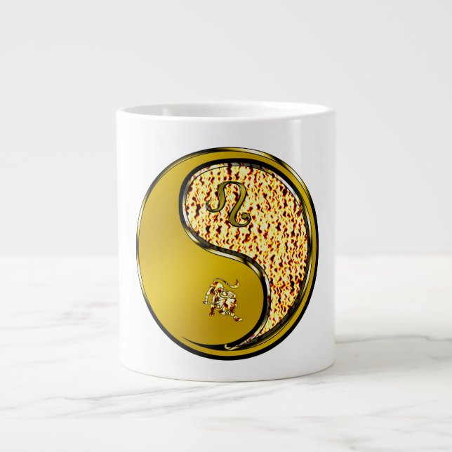 Leo the Lion Giant Coffee Mug (Front)