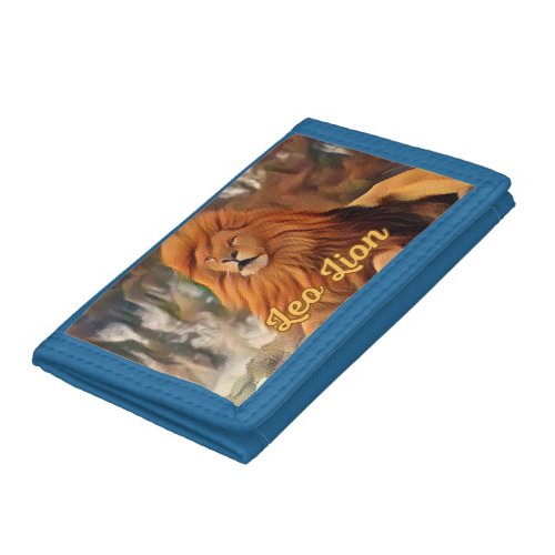 Leo the Lion strength and courage Trifold Wallet