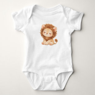 Leo the Lion – Tender Kawaii Lion Baby Bodysuit