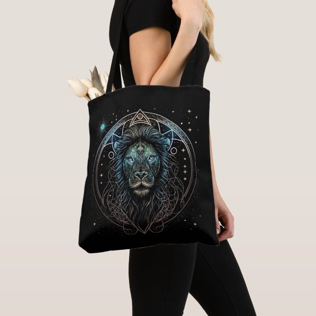 Leo the Lion Tote Bag (Close Up)