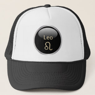 Leo the lion zodiac astrology star sign hat, cap