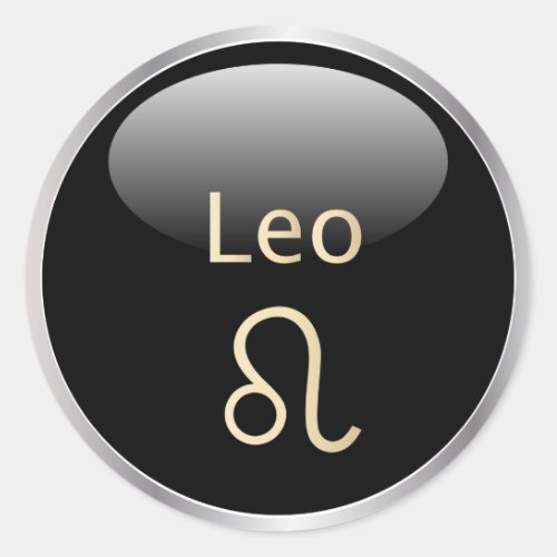 Leo the lion zodiac astrology  star sign stickers