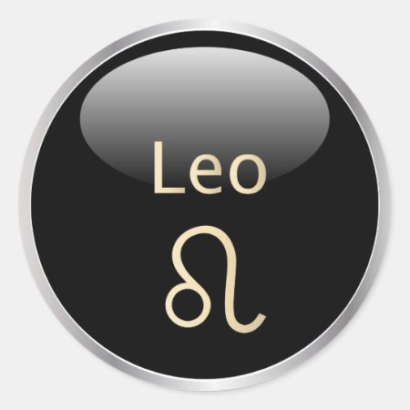 Leo The Lion Zodiac Astrology,  Star Sign Stickers