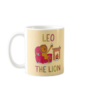 Leo the Lion zodiac cute lion Coffee Mug