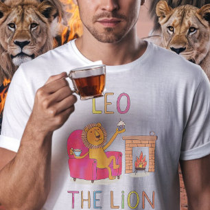 Leo the Lion zodiac cute lion T-Shirt