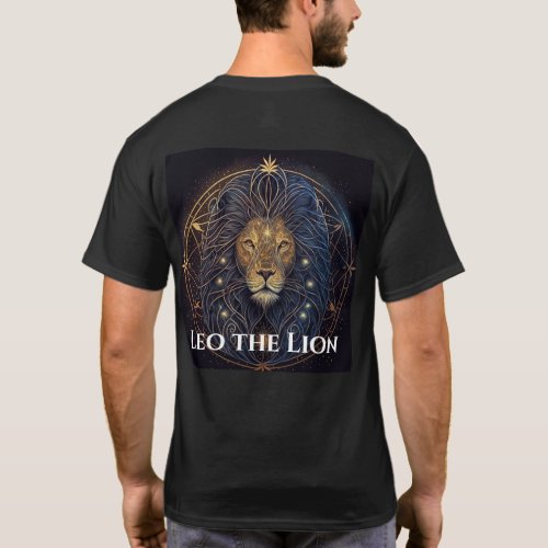 Leo the Lion Zodiac Personalize T_Shirt