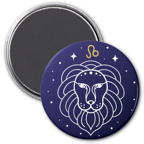 Leo the Lion Zodiac Sign Magnet