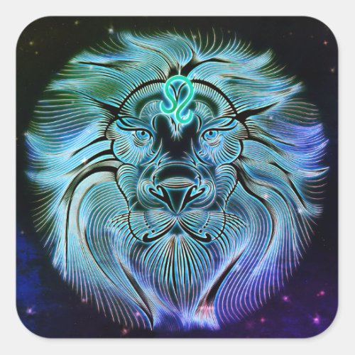 leo the lion zodiac stickers