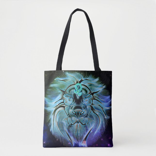 leo the lion zodiac tote bag  (Front)