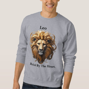 Leo The Lion: Zodiac's Fiery Birth Sign Sweatshirt