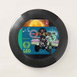 Leo Theme birthday party favor frisbee .