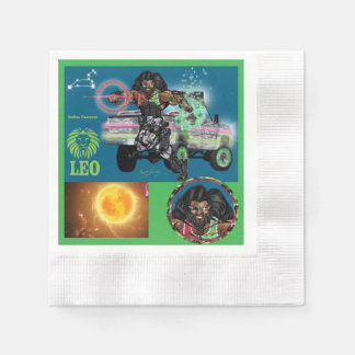 Leo Theme birthday party favor Table Napkins. Napkins