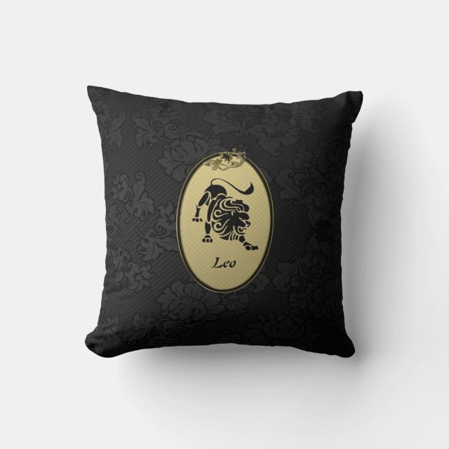 Leo Throw Pillow (Front)
