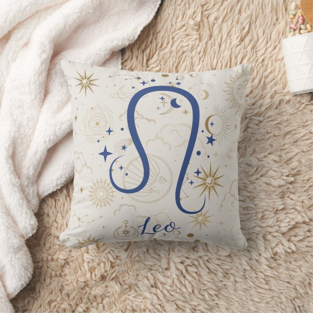 Leo Throw Pillow (Blanket)