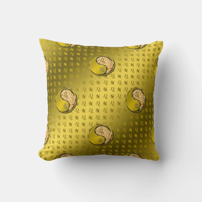 Leo Throw Pillow (Front)