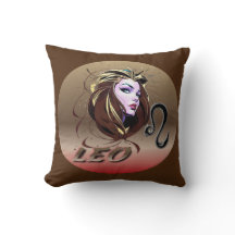 Leo Throw Pillow 16"x16"