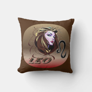 Leo Throw Pillow 16"x16"