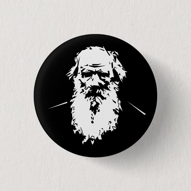 Leo Tolstoy - portrait Pinback Button (Front)