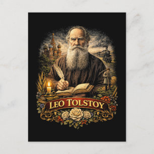 Leo Tolstoy Postcard
