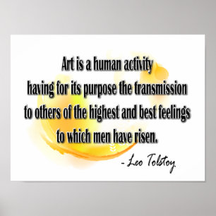 Leo Tolstoy Poster