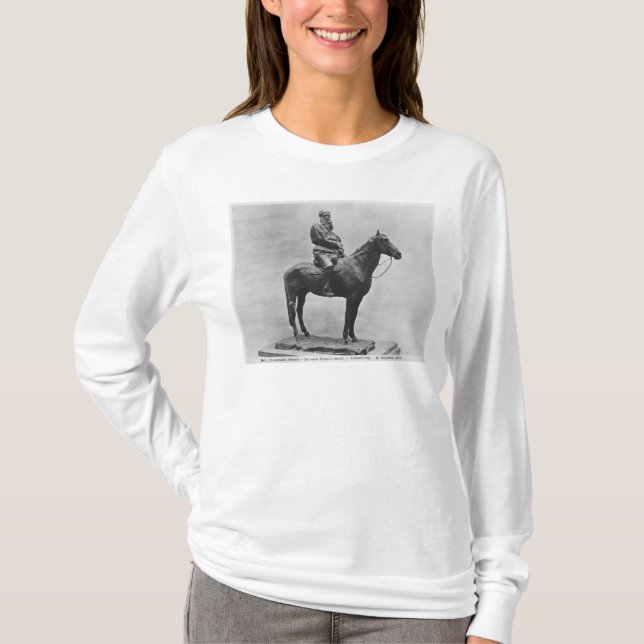 Leo Tolstoy riding Delire T-Shirt (Front)