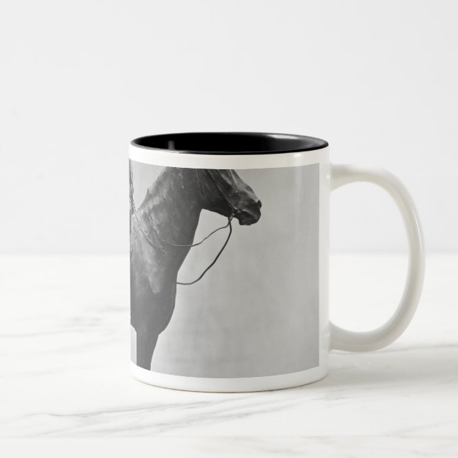 Leo Tolstoy riding Delire Two-Tone Coffee Mug (Right)