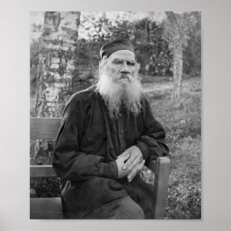 Leo Tolstoy - Russian Author Portrait Poster