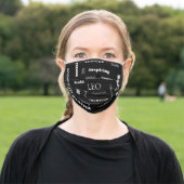 Leo Traits Adult Cloth Face Mask (Outside)