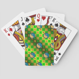Leo & Water Goat Poker Cards