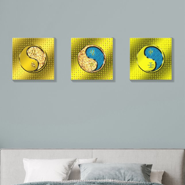 Leo & Water Monkey Canvas Photo Tile (Bedroom)