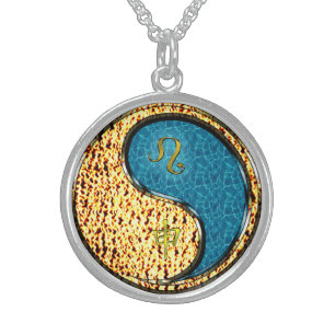 Leo & Water Monkey Sterling Silver Necklace