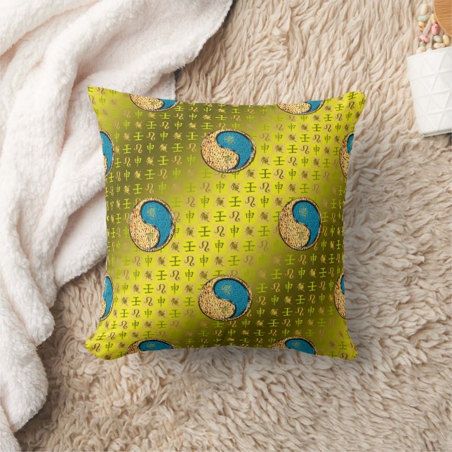 Leo & Water Monkey Throw Pillow (Blanket)