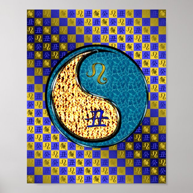 Leo & Water Ox Poster (Front)