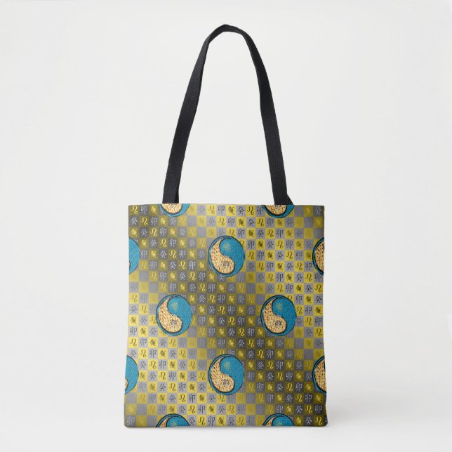 Leo & Water Rabbit Tote Bag (Front)