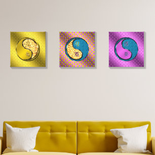 Leo & Water Rooster Canvas Photo Tile