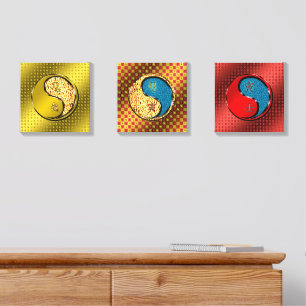 Leo & Water Tiger Canvas Photo Tile