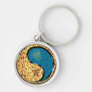 Leo & Water Tiger Keychain