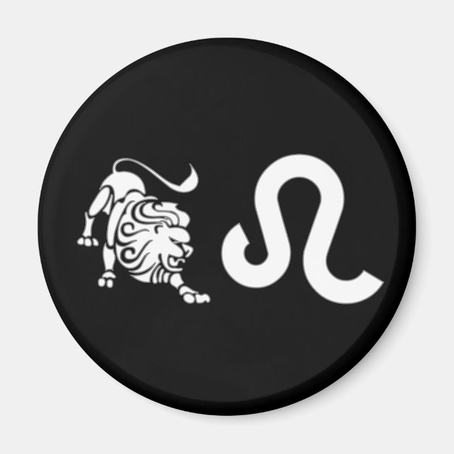 Leo with Symbol Magnet (Front)