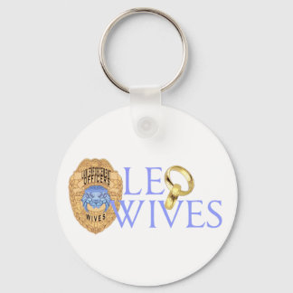 LEO Wives Official Logo Keychain