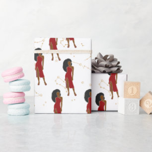 Leo Woman Zodiac Wrapping Paper