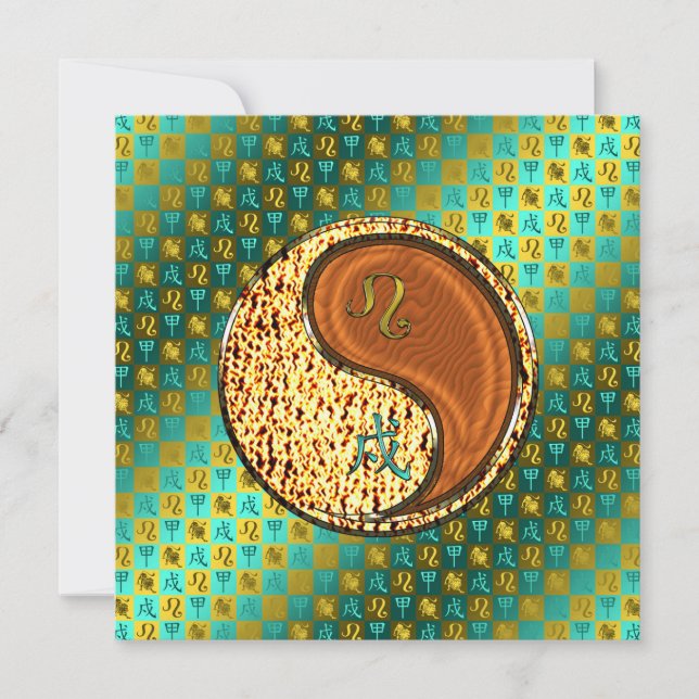 Leo & Wood Dog Card (Front)