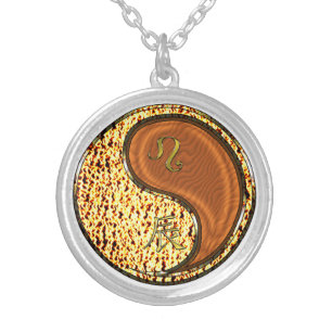 Leo & Wood Dragon Silver Plated Necklace