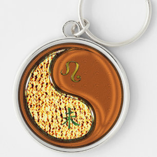 Leo & Wood Goat Keychain