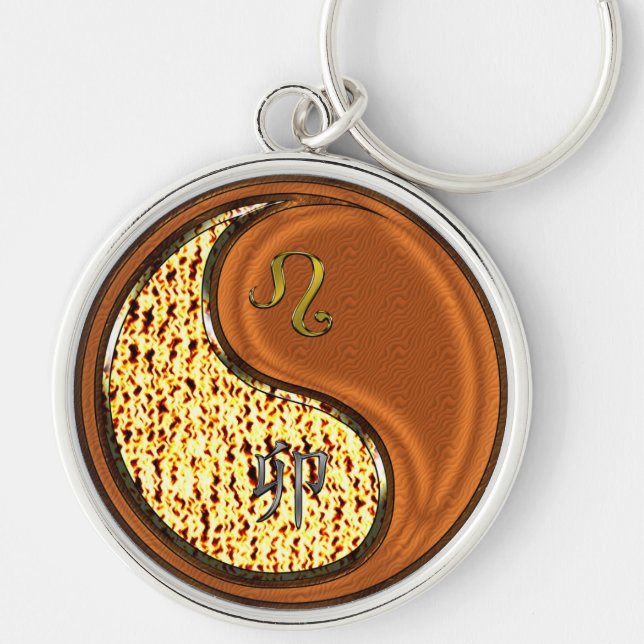 Leo & Wood Rabbit Keychain (Front)