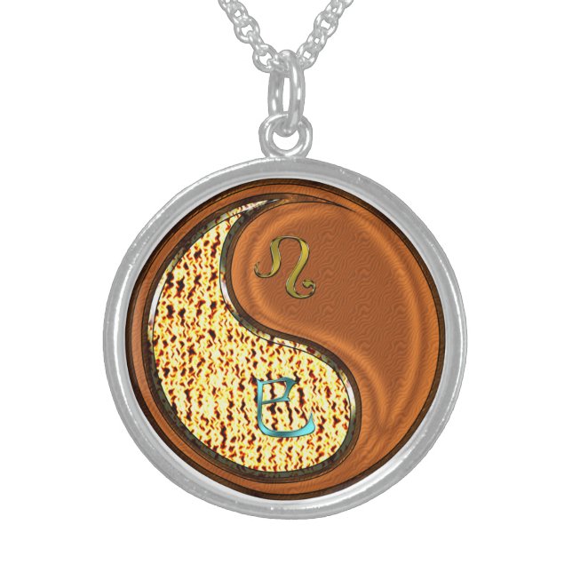 Leo & Wood Snake Sterling Silver Necklace (Front)