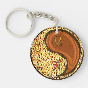 Leo & Wood Tiger Keychain