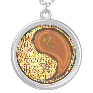 Leo & Wood Tiger Silver Plated Necklace