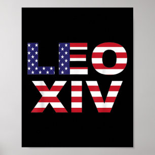 Leo Xiv American Pope Papal Election Celebration Poster