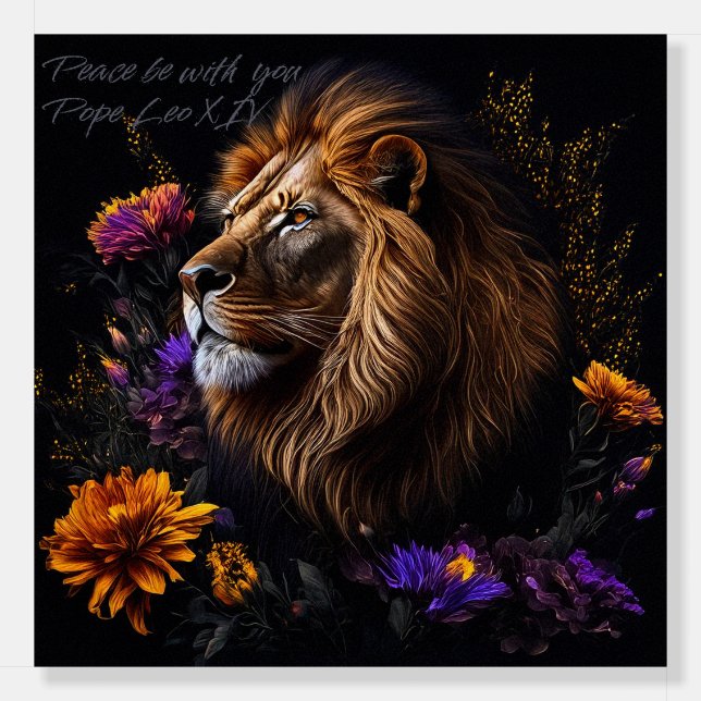 Leo XIV Foam Board (Front)